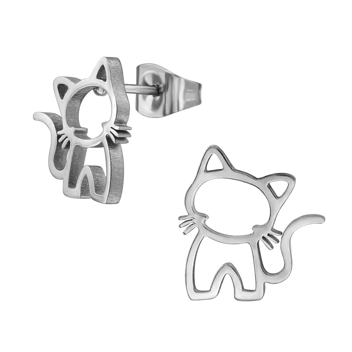 Surgical Steel Cat Ear Studs