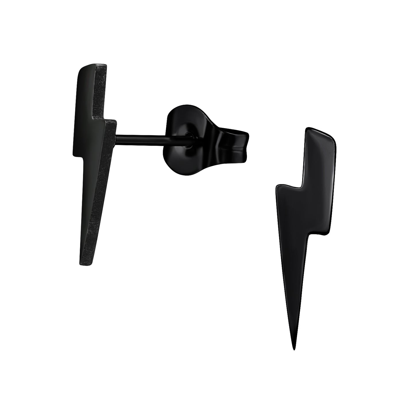 Surgical Steel Lightning Bolt Ear Studs