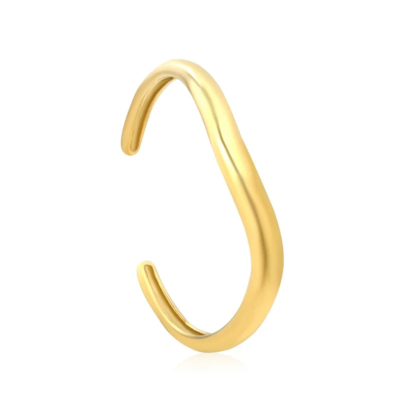 Adult Gold-Plated Irregular Bangle