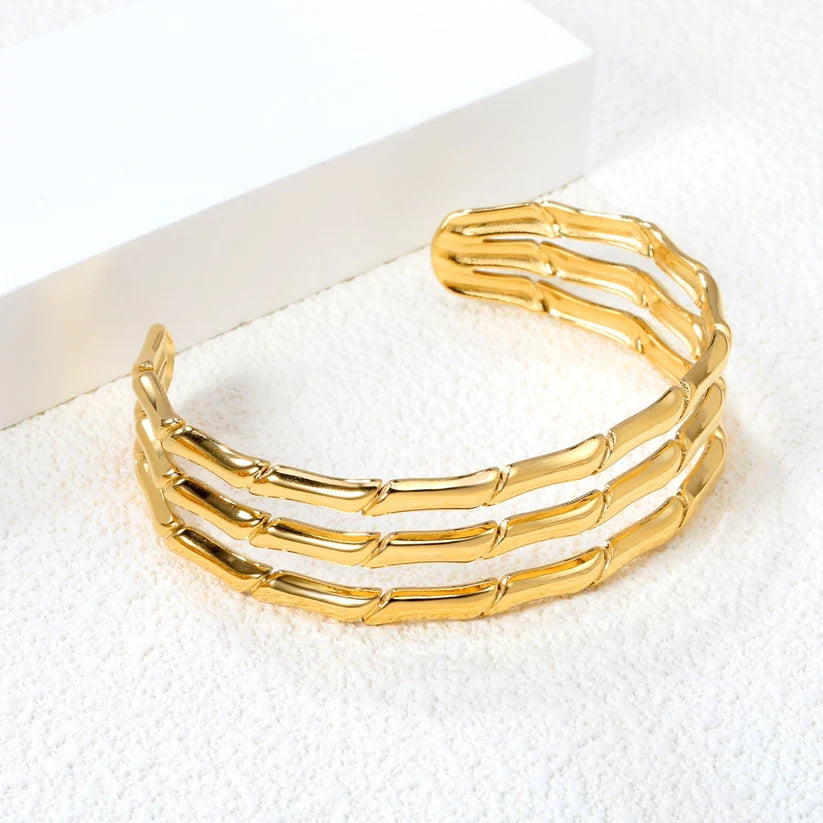 Adult Adjustable Wide Open Soft Bangle