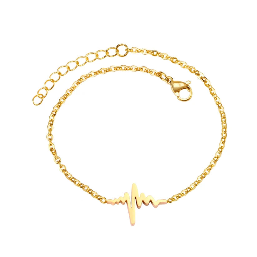 Adult Gold-Plated Pendant Bracelet