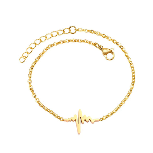 Adult Gold-Plated Pendant Bracelet