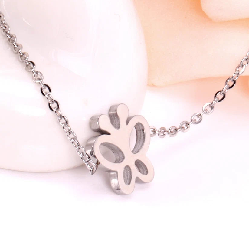 Adult Butterfly Stainless Steel Bracelet