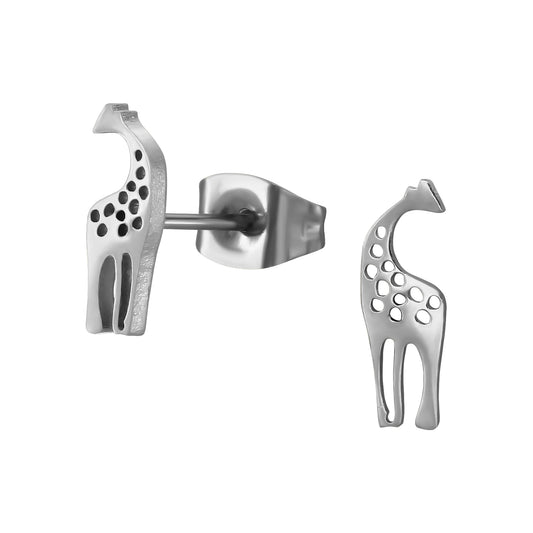 Surgical Steel Giraffe Ear Studs