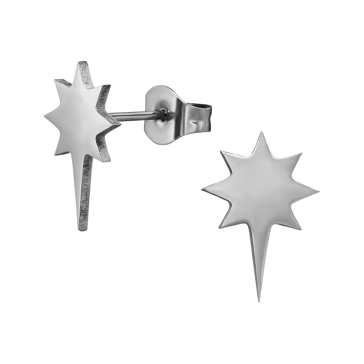 Surgical Steel Starburst Ear Studs
